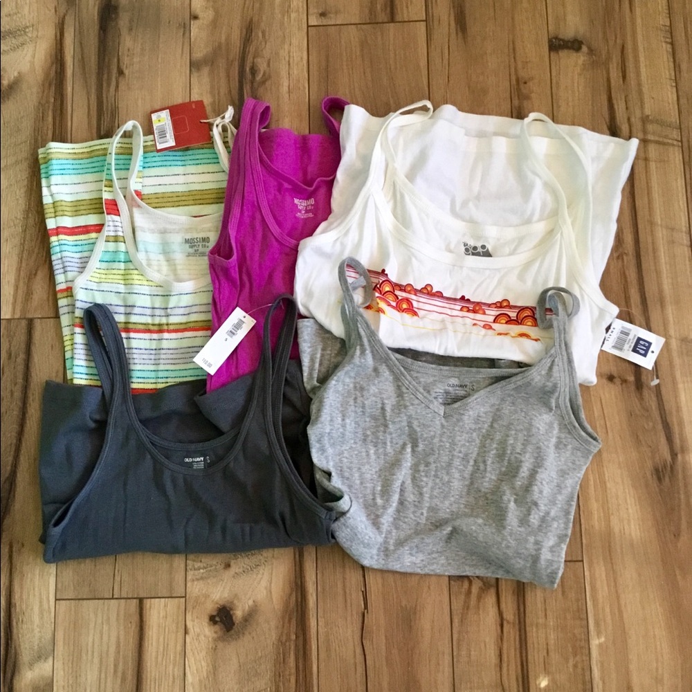 Tank Top Lot Layering Ribbed Sleeveless New Without Tags Closet Staples